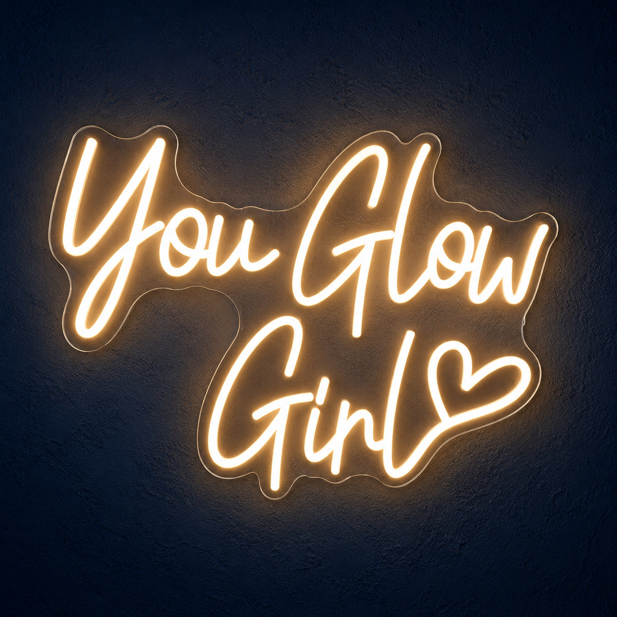 You Glow Girl LED Neon Sign for Wedding Light Up Party Decor - Main Product Image