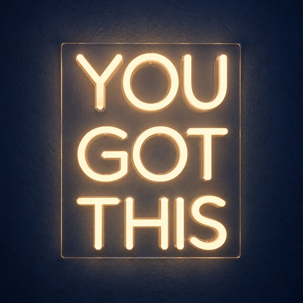 You Got This LED Neon Sign Boxed Caps Stack - Main Product Image