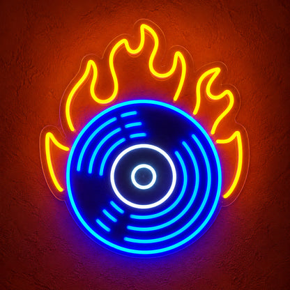 Hot Wheels LED Neon Sign for Man Cave Dimmable Wall Decor - Main Product Image