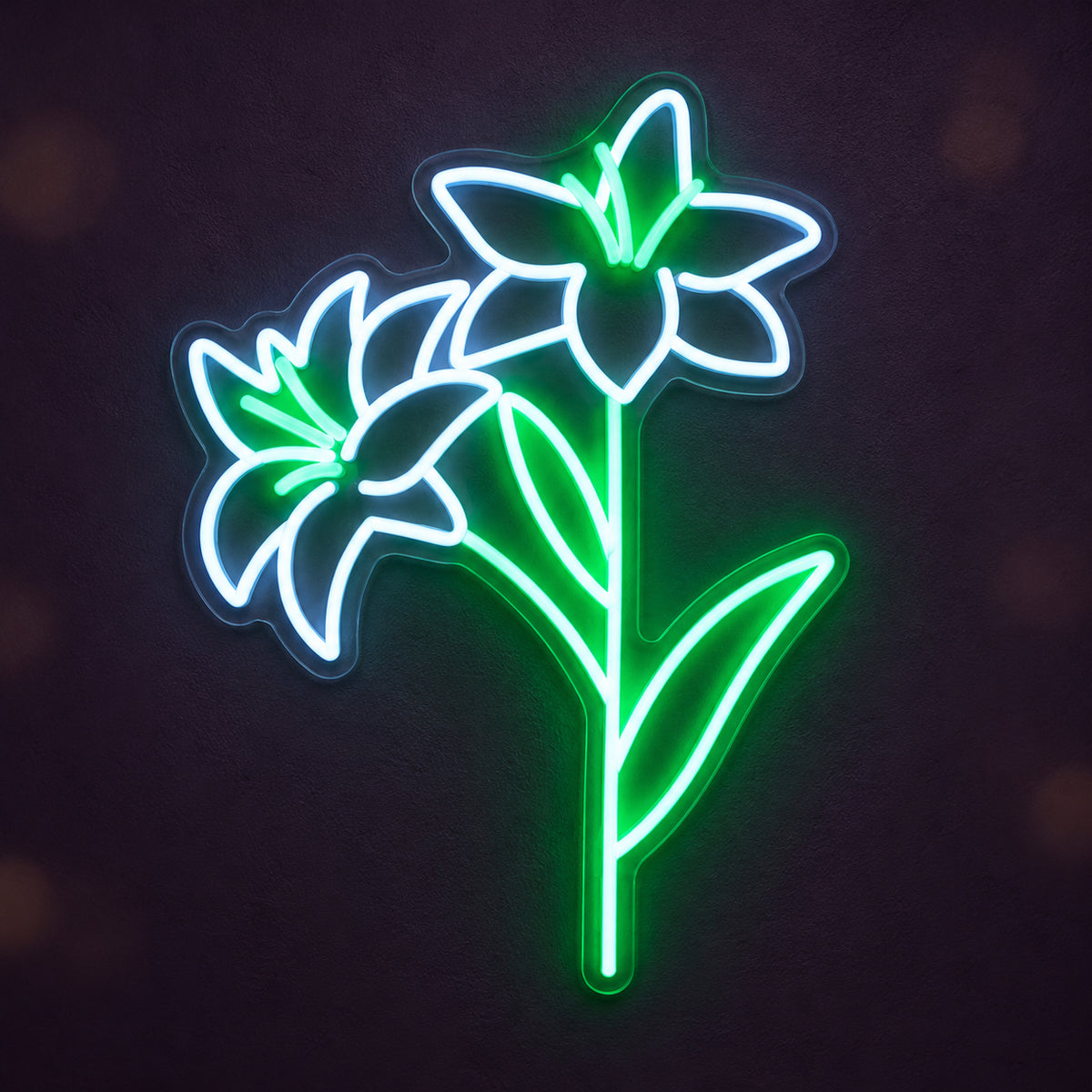 Easter Lily LED Neon Sign - Main Product Image