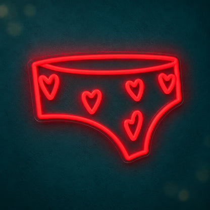 Heart Panty Neon Sign - Main Product Image