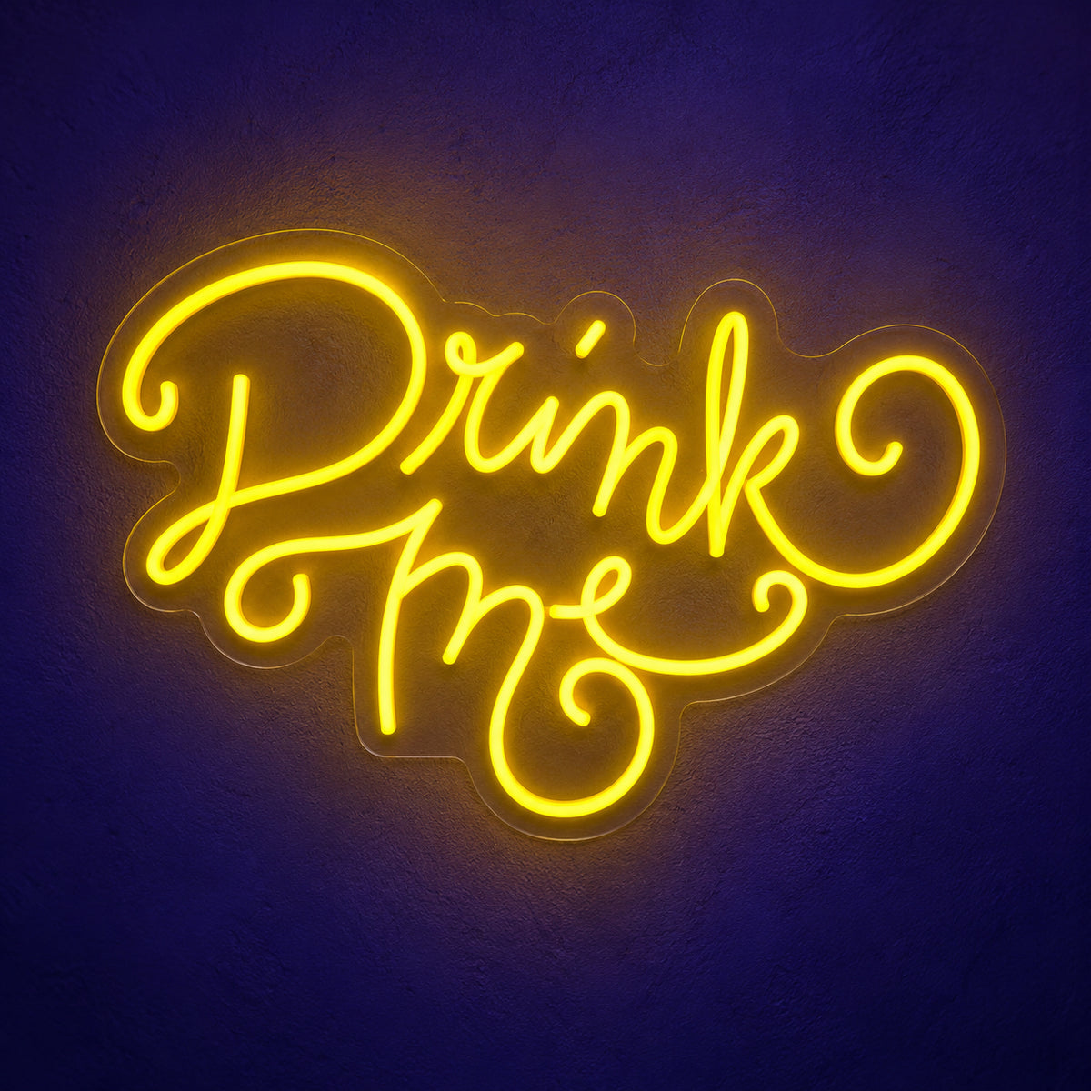 Drink Me LED Neon Sign Dimmable Wall Light - Main Product Image