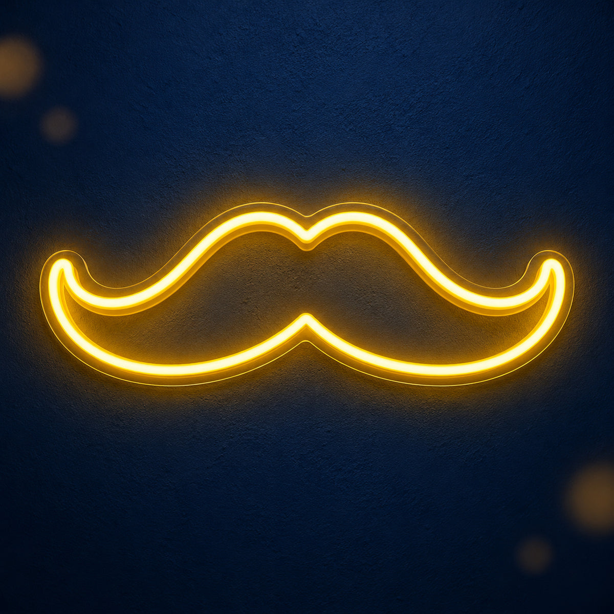 Mustache LED Neon Sign Dimmable Wall Light - Main Product Image