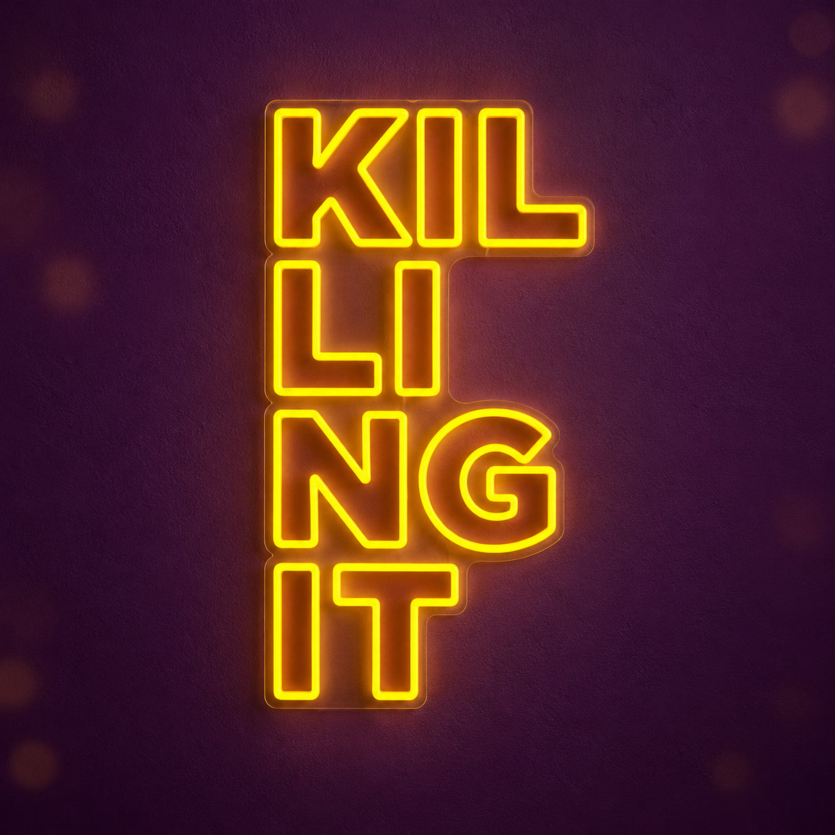 Killing it LED Neon Sign Dimmable Wall Light - Main Product Image