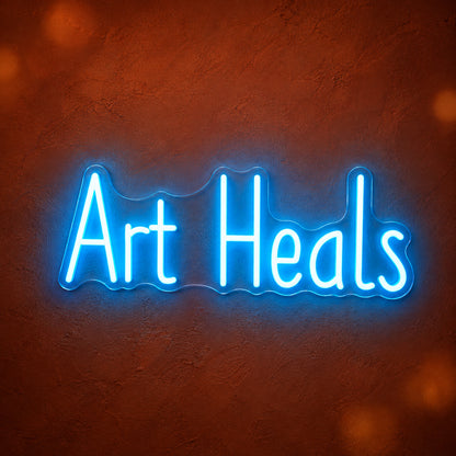 Art Heals LED Neon Sign Dimmable Wall Light - Main Product Image