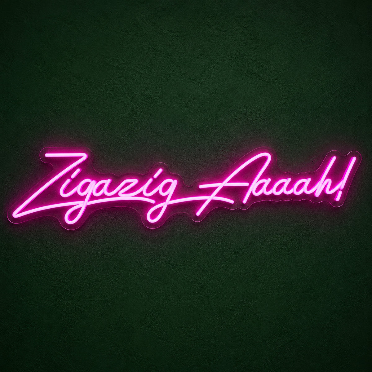 Zigazig Aaaah! Spice Girls LED Neon Sign Dimmable Wall Light - Main Product Image