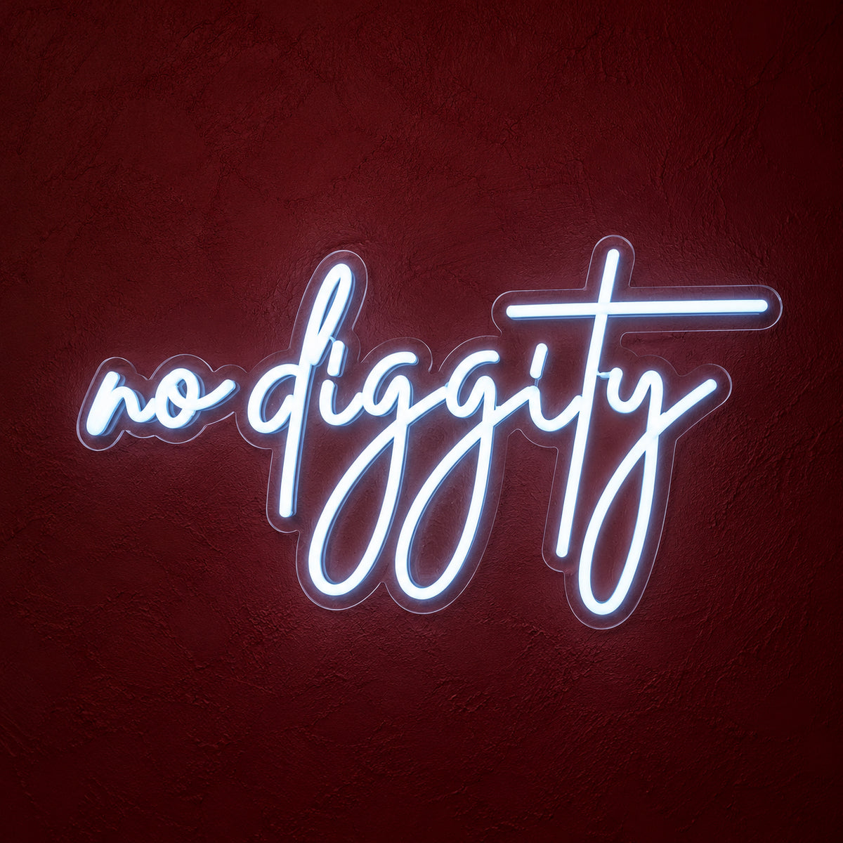 No Diggity LED Neon Sign Dimmable Wall Light - Main Product Image