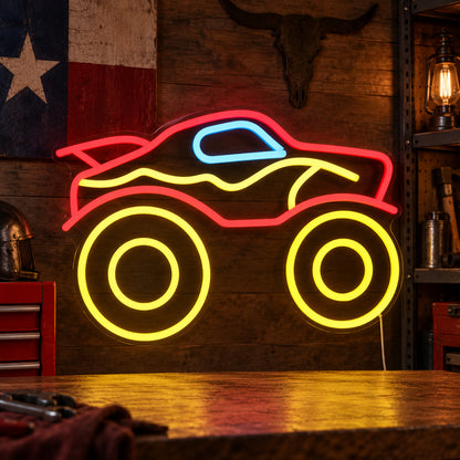Monster Truck LED Neon Sign Wall Neon Signs - Main Product Image