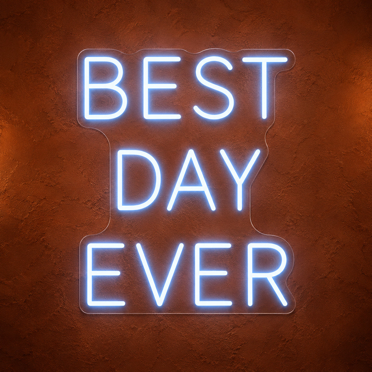 Best Day Ever LED Neon Sign Easel Stand Caps - Main Product Image