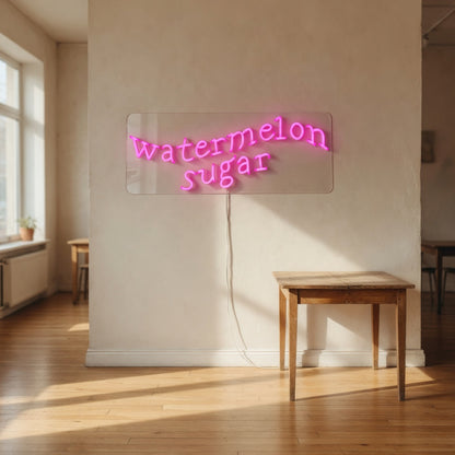 Watermelon Sugar LED Neon Sign Dimmable Wall Light - Shineneon