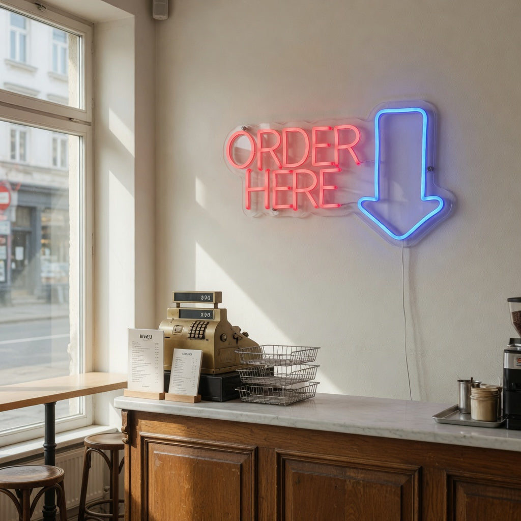 Order Here LED Neon Sign Dimmable Wall Light - Shineneon
