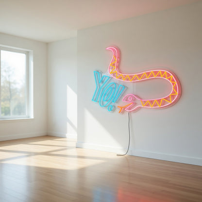 Greedy Snake LED Neon Sign - Shineneon