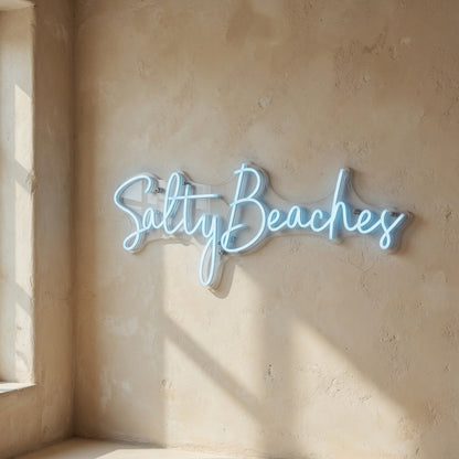 Salty Beaches LED Neon Sign - Shineneon