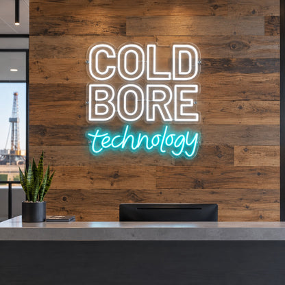 Cold Bore Technology LED Neon Sign for Storefront, Light Up Wall Decor - Shineneon