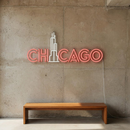 Chicago Neon Sign Wall Neon Signs - Shineneon