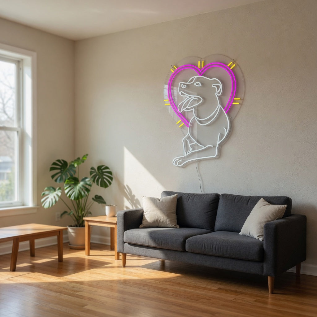 Jack Russell Terrier Dog LED Neon Sign Dimmable Wall Light - Shineneon