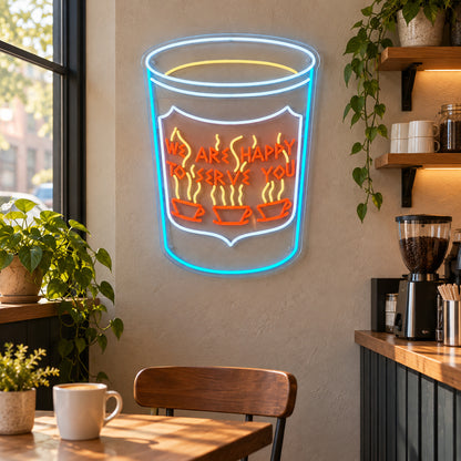 NYC Coffee Cup Neon Sign Wall Neon Signs - Shineneon