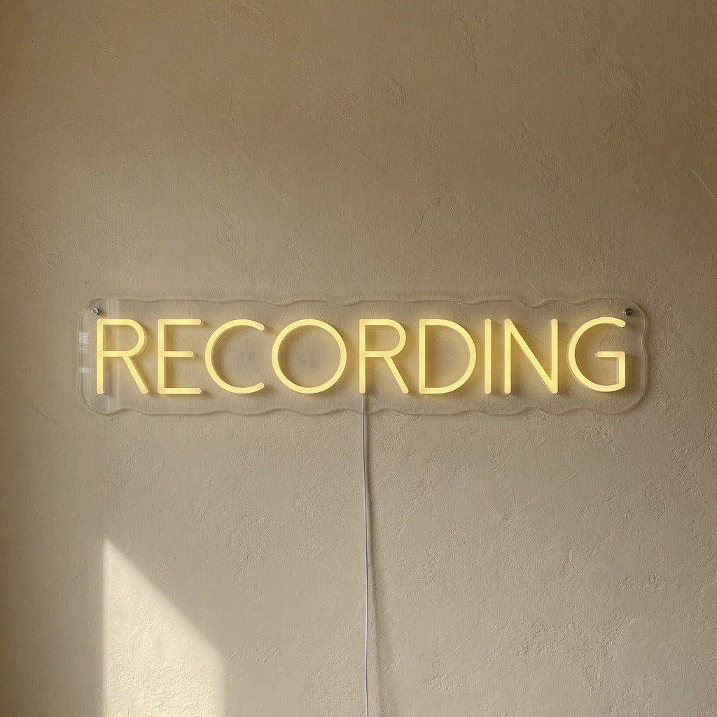 Recording LED Neon Sign - Shineneon