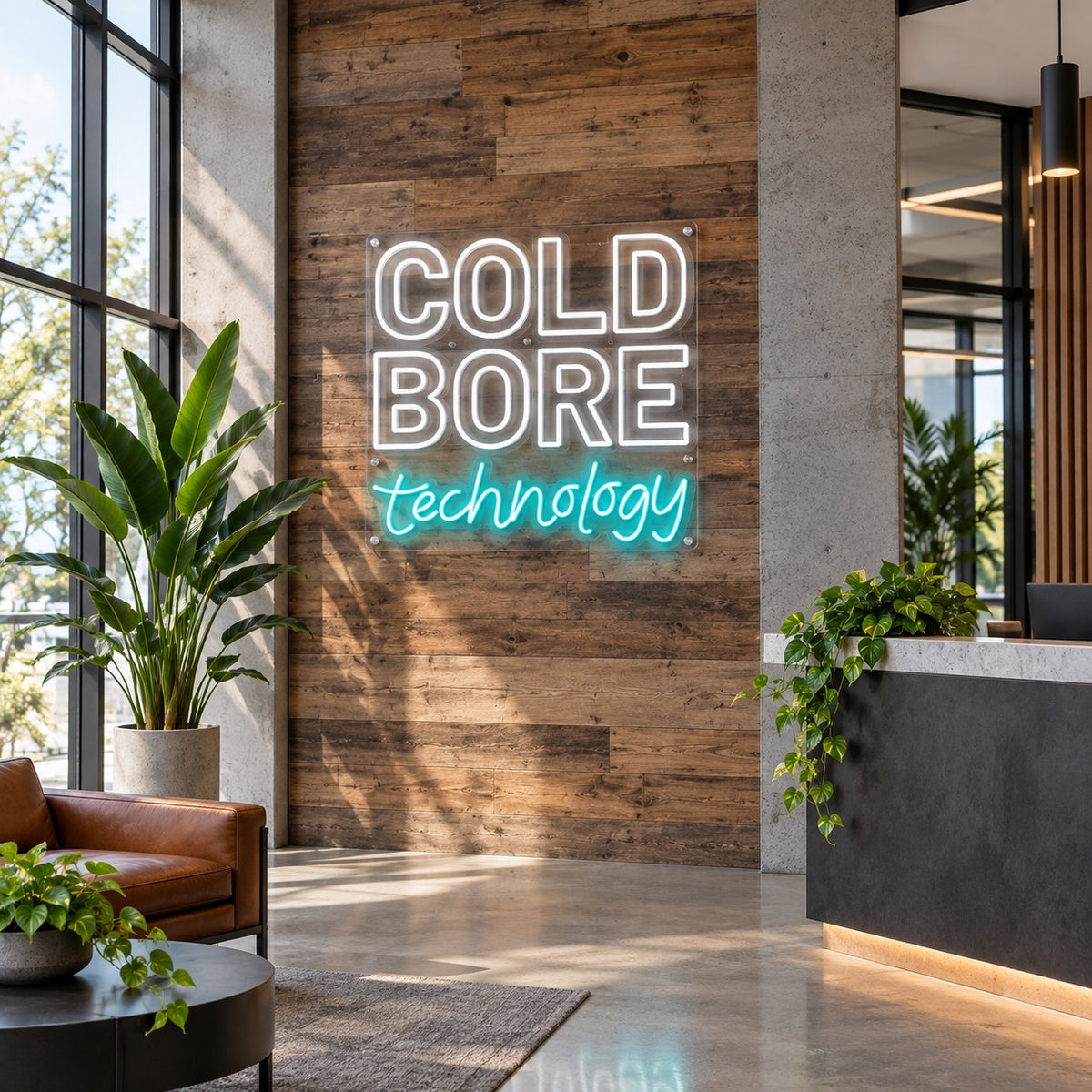 Cold Bore Technology LED Neon Sign for Storefront Light Up Wall Decor Wall Neon Signs - Shineneon