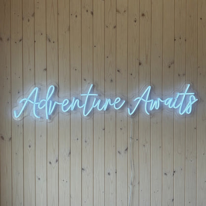 Adventure Awaits LED Neon Sign Dimmable Wall Light - Shineneon