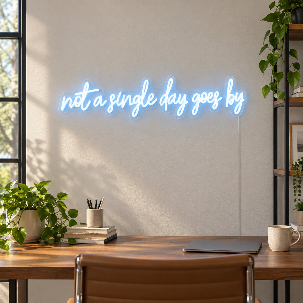 Not a Single Day Goes by LED Neon Sign Dimmable Wall Light Wall Neon Signs - Shineneon