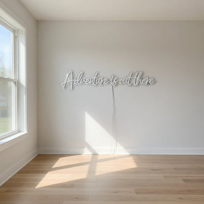 Adventure Is Out There LED Neon Sign Fine Line Script - Shineneon