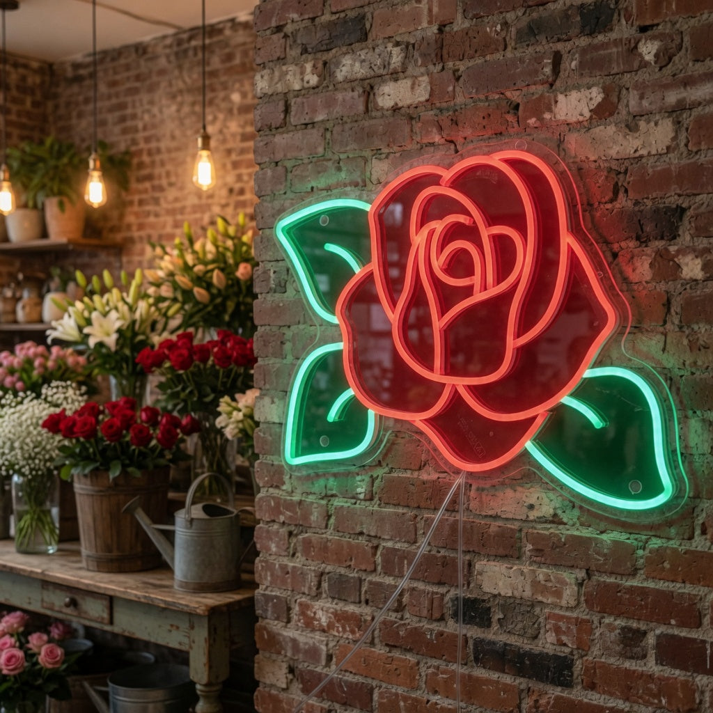 Rose LED Neon Sign Wall Neon Signs - Shineneon