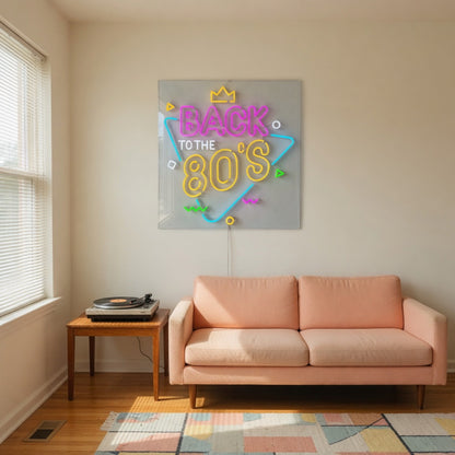 Back to the 80s LED Neon Sign Dimmable Wall Light - Shineneon