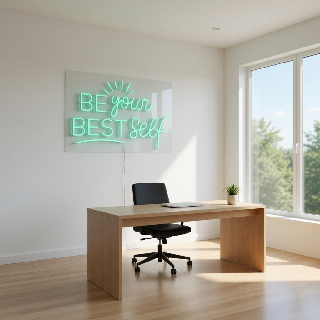 Be Your Best Self LED Neon Sign Dimmable Wall Light - Shineneon