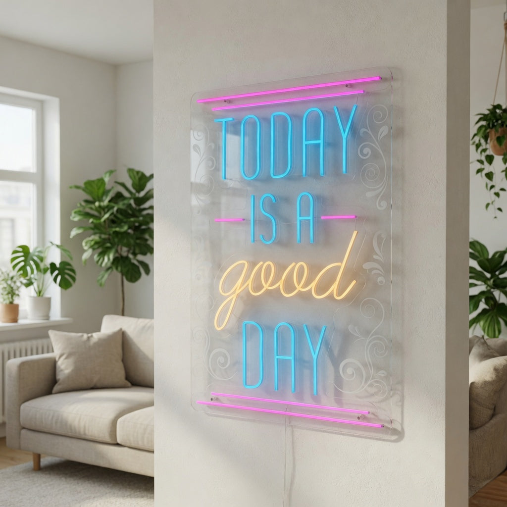 Today Is a Good Day LED Neon Sign Multicolor Glow Stack - Shineneon