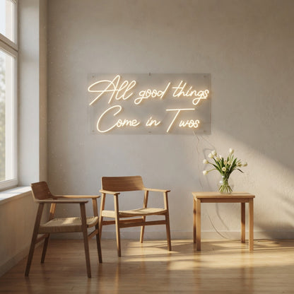 All Good Things Come to an End LED Neon Sign Dimmable Wall Light - Shineneon