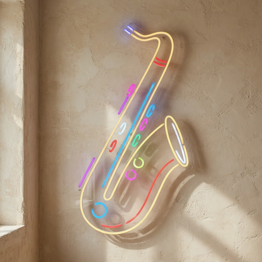Saxophone LED Neon Sign for Salon - Shineneon