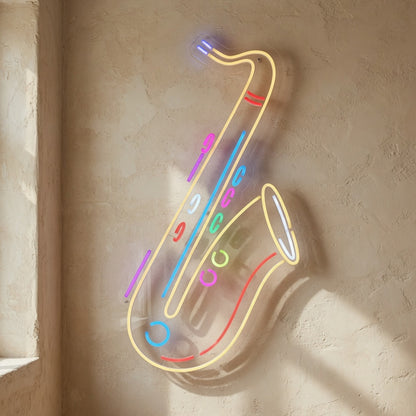 Saxophone LED Neon Sign for Salon - Shineneon