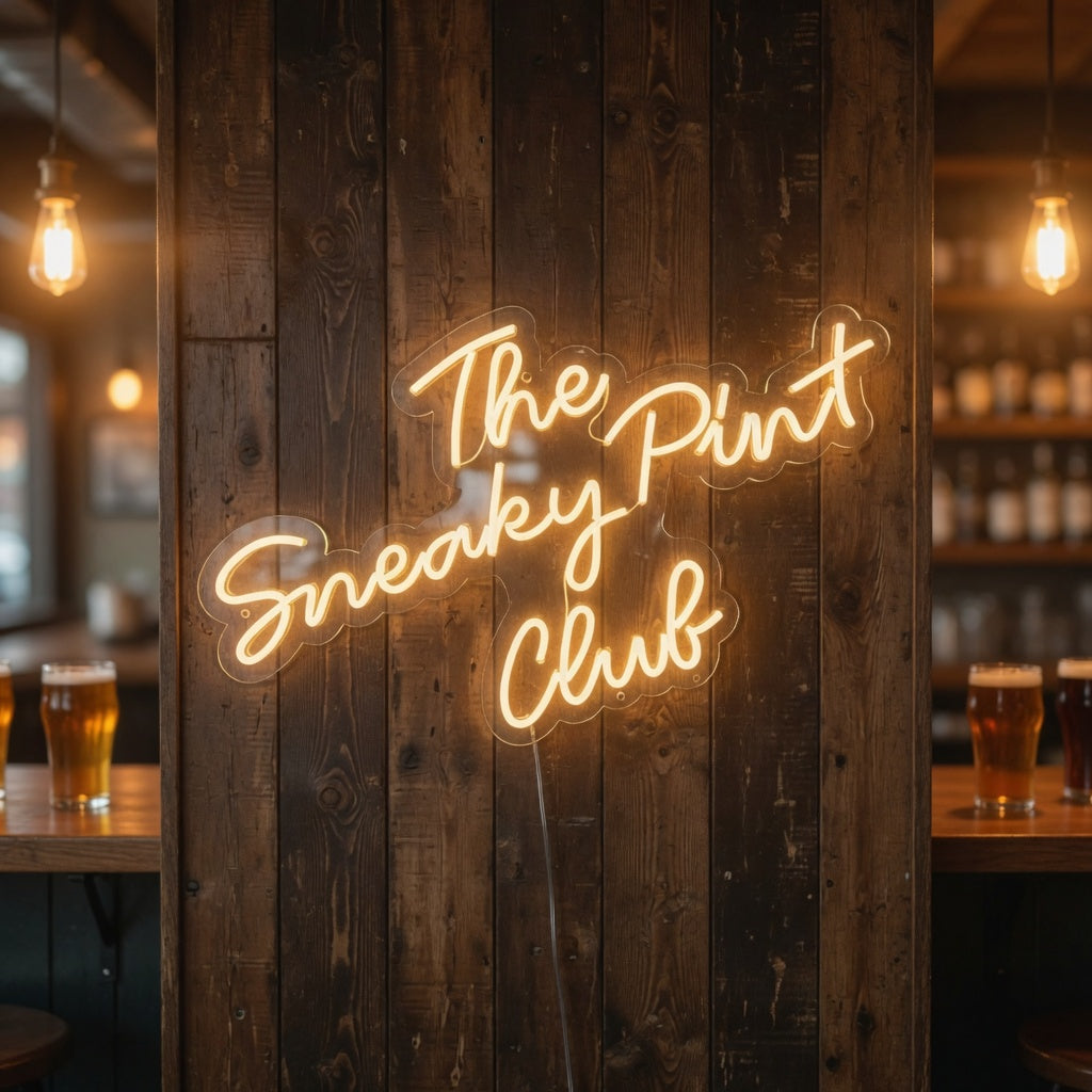 The Sneaky Pint Club LED Neon Sign for Bar - Shineneon