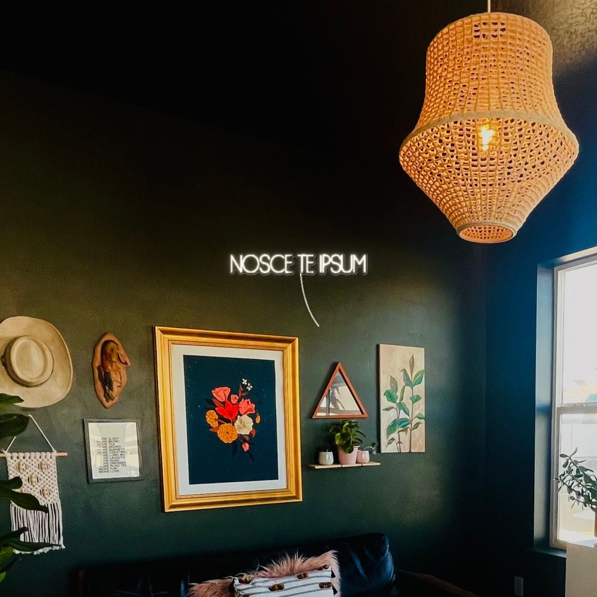 NOSCE TE IPSUM Know Thyself Neon Sign - Shineneon