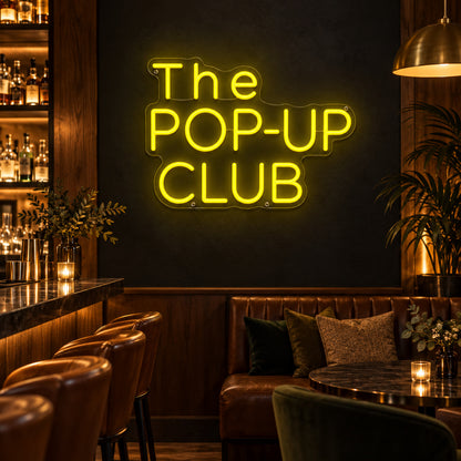 The Pop Up Club LED Neon Sign Wall Neon Signs - Shineneon