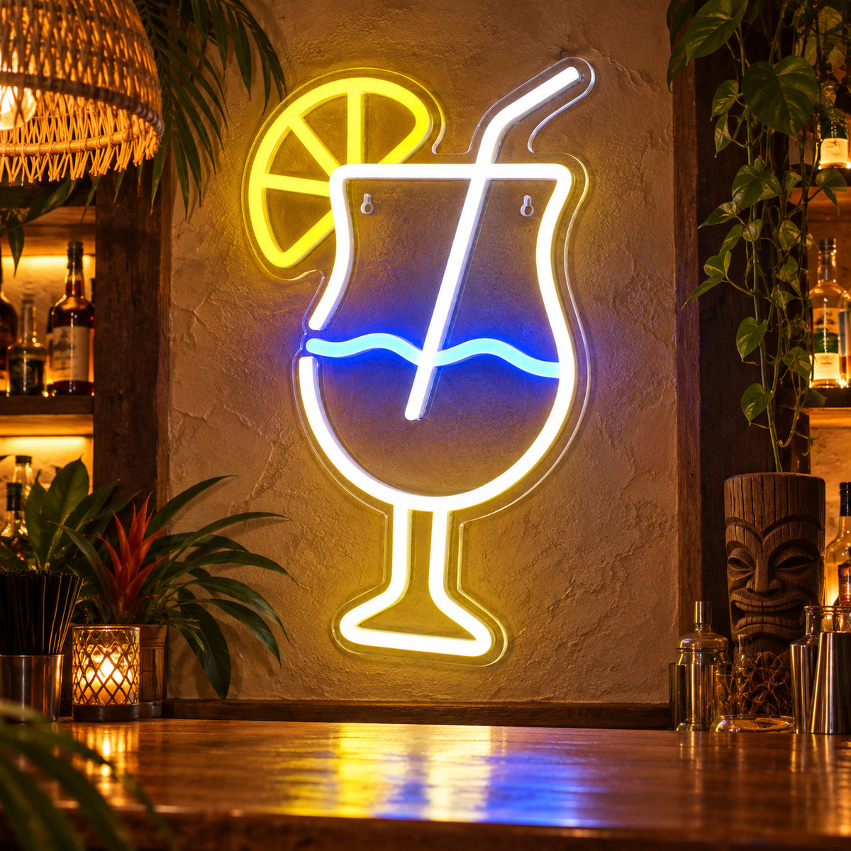 Tropical Cocktail LED Neon Sign - Shineneon
