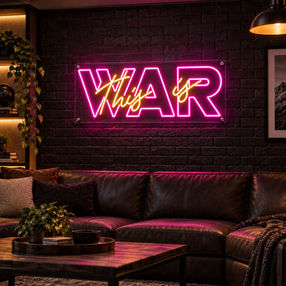 This Is War LED Neon Sign Wall Neon Signs - Shineneon