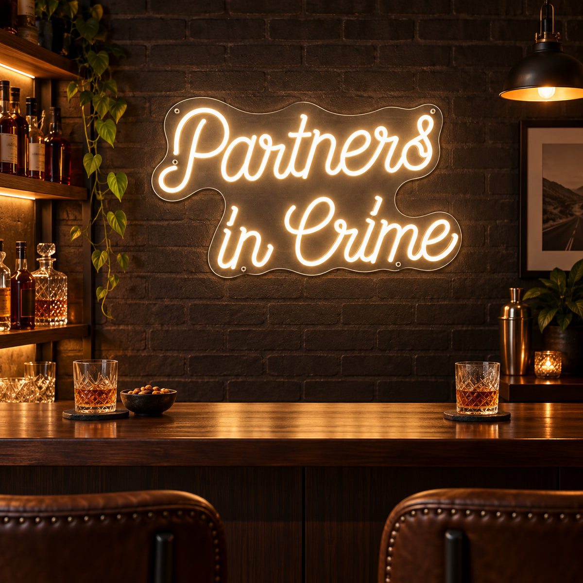 Partners In Crime LED Neon Sign Wall Neon Signs - Shineneon
