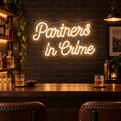 Partners In Crime LED Neon Sign Wall Neon Signs - Shineneon