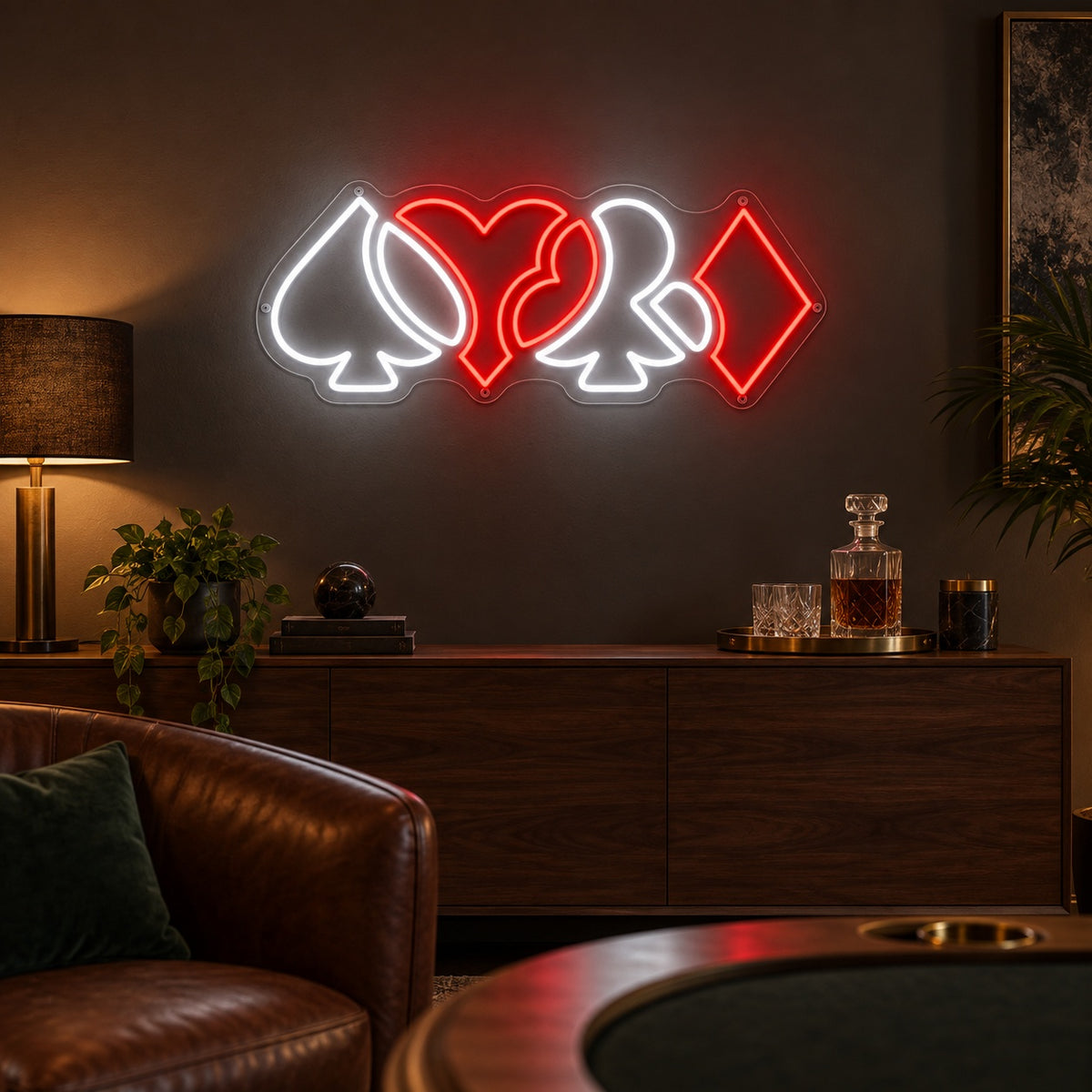 Poker Suits LED Neon Sign - Shineneon