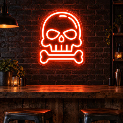 Skull Dangerous Goods LED Neon Sign - Shineneon