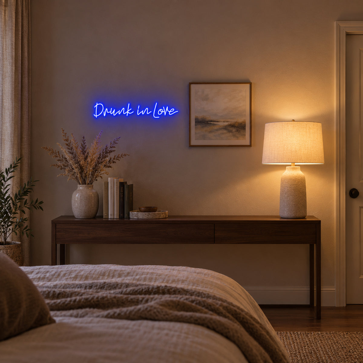 Drunk In Love Neon Light - Installation Scene