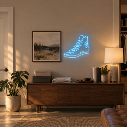 Converse All-Star Neon Shoes - Installation Scene