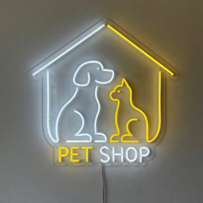 Dog Cat Pet Shop LED Neon Sign - Shineneon