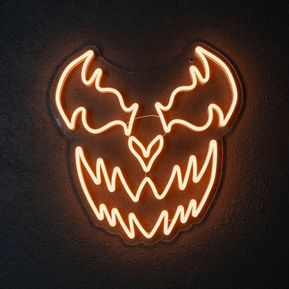 Scary Face Halloween LED Neon Sign - Shineneon