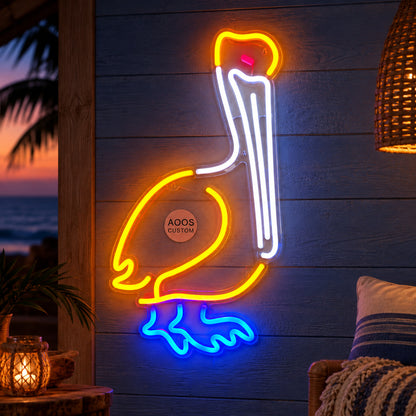 Pelican LED Neon Sign, Dimmable Wall Light - Shineneon