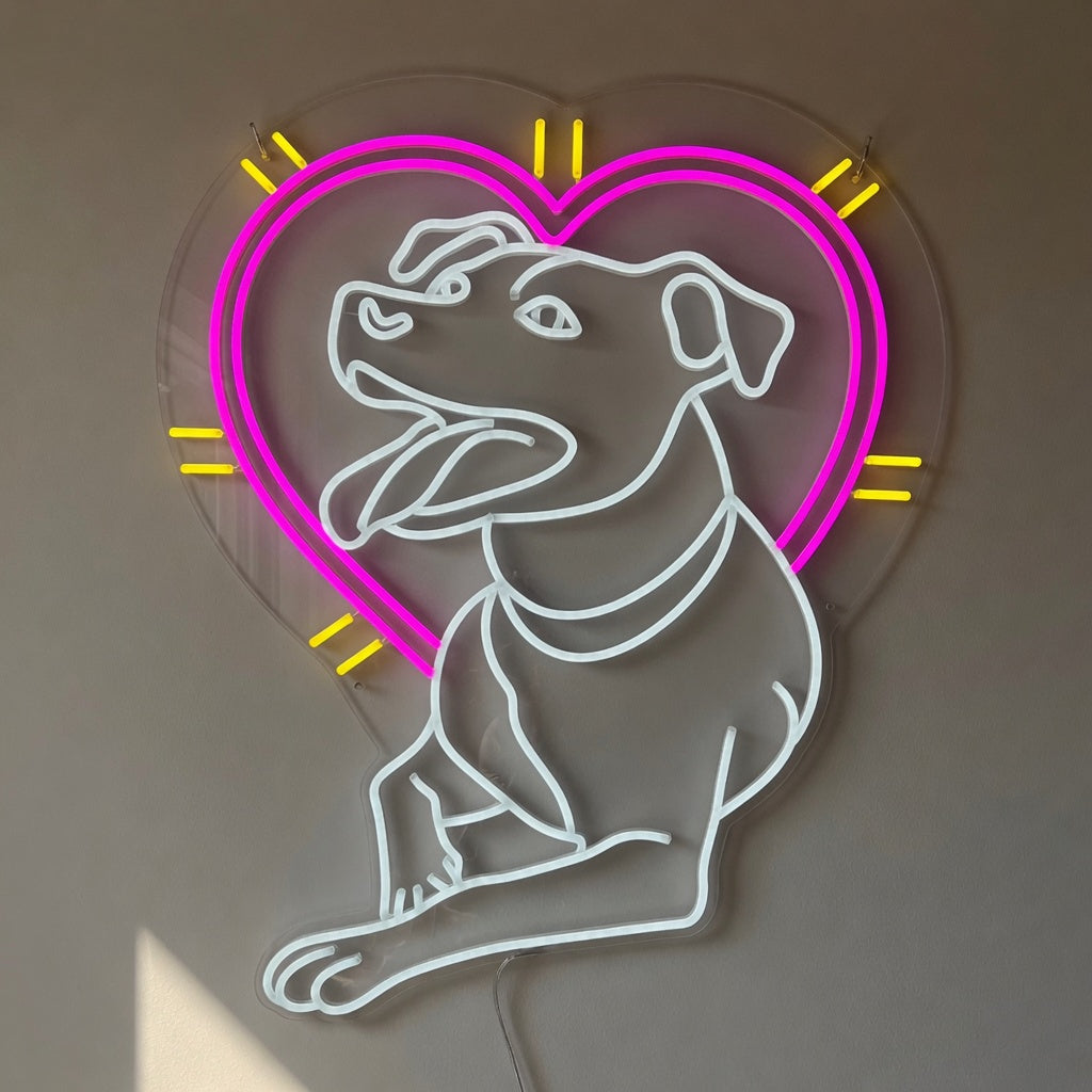 Jack Russell Terrier Dog LED Neon Sign Dimmable Wall Light - Shineneon