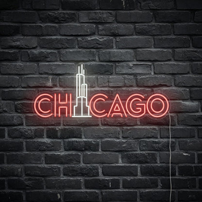 Chicago Neon Sign Wall Neon Signs - Shineneon