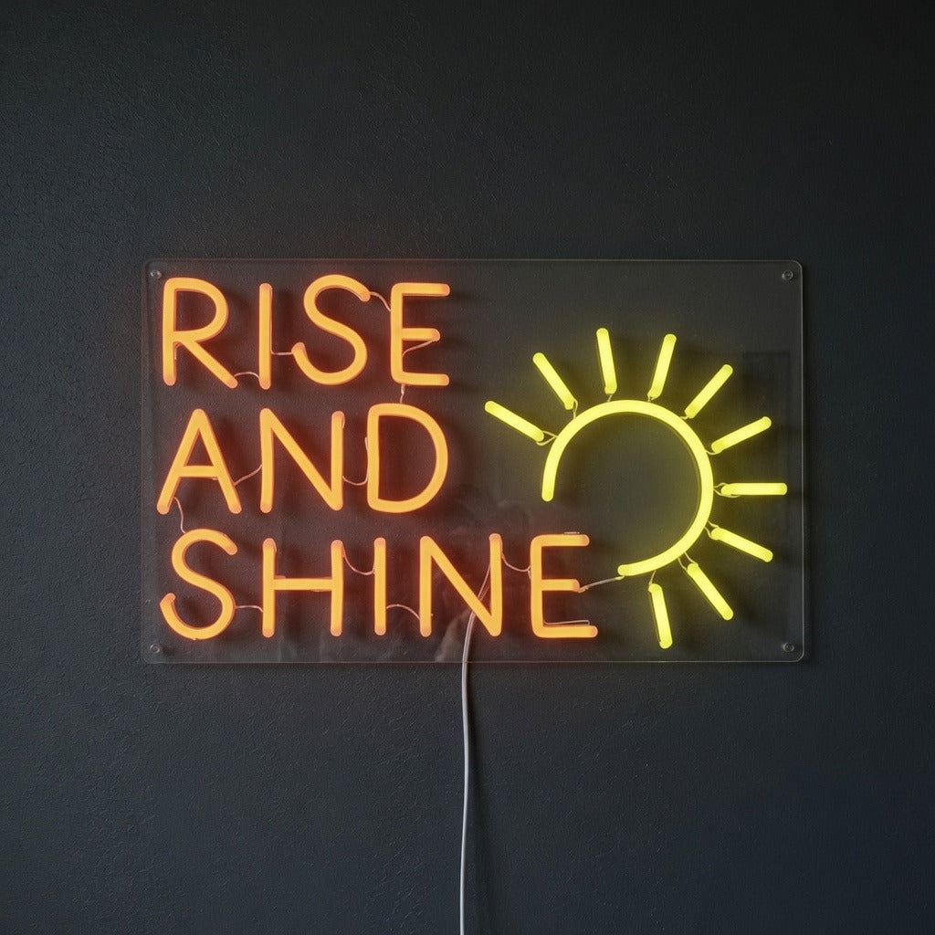 Rise and Shine LED Neon Sign - Shineneon
